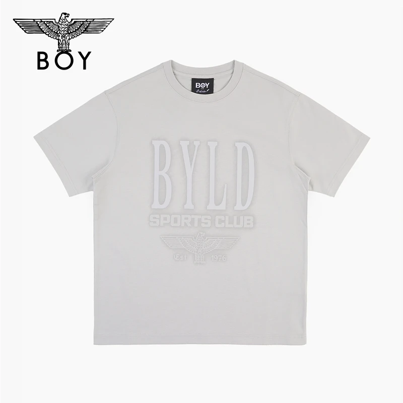 BOYLONDON25新款夏季男女同款印花户外宽松休闲时尚短袖T恤N01214