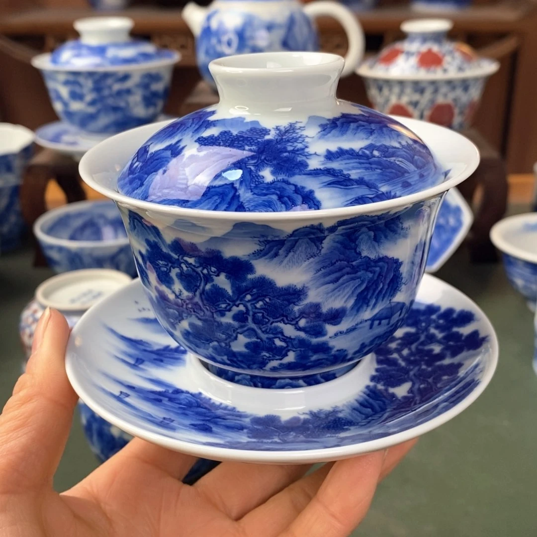 杯景德镇陶瓷手工手绘