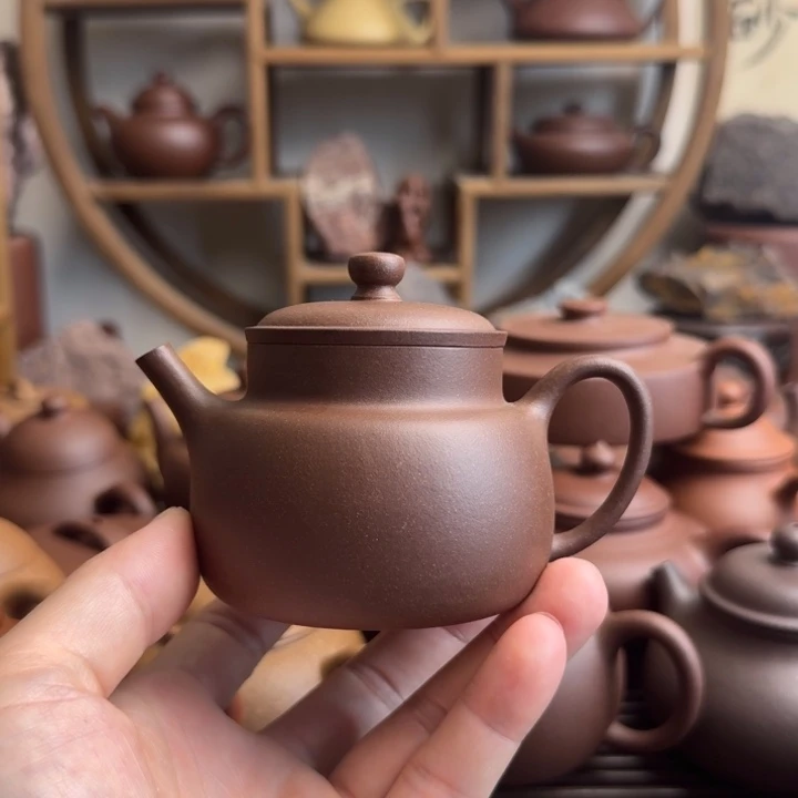 茶壶紫砂言心200cc台西嫩底槽清