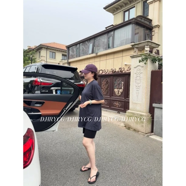 D.HRYCG【段段】轻薄凉感舒适大版T恤