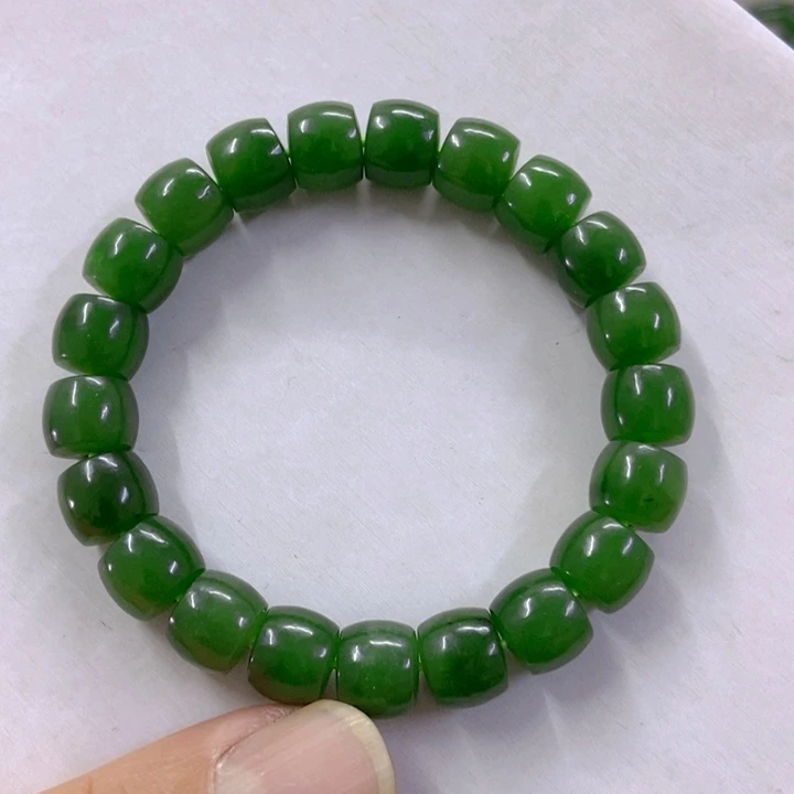 【闪购商品】和田玉（碧玉）手串未镶嵌11