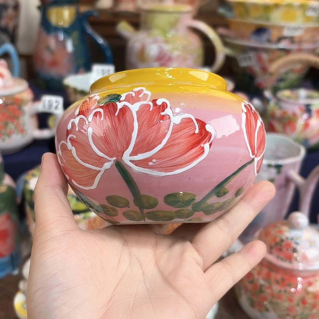 吹***风景德镇手绘高温釉下彩陶瓷茶具