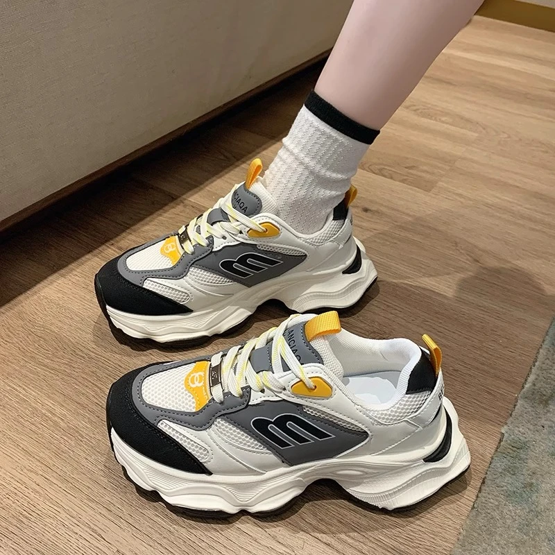 老爹鞋女款秋季小白鞋炸街网红爆款厚底增高运动休闲女鞋 168-1