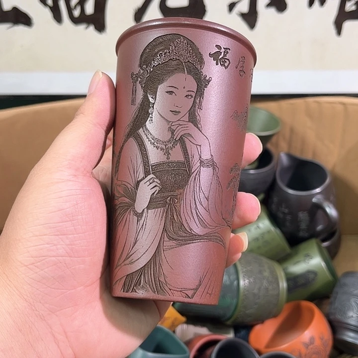 茶杯紫砂全手工紫砂主人杯