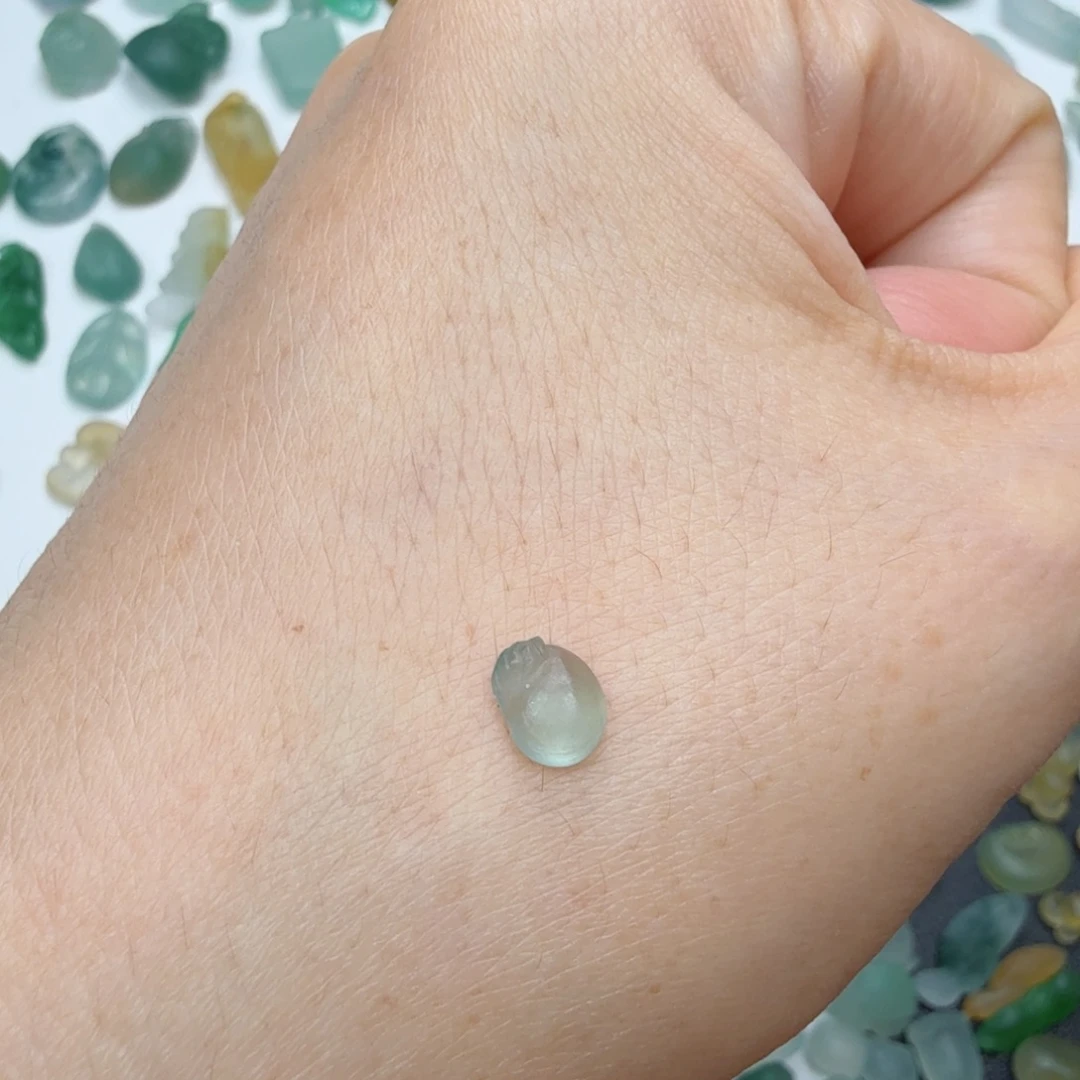 未镶嵌定制翡翠福袋