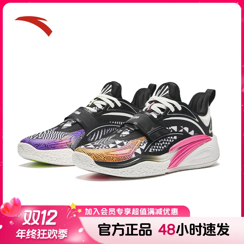 安踏欧文KAI 1篮球鞋男子斗士无双训练突破减震复刻低帮实战球鞋