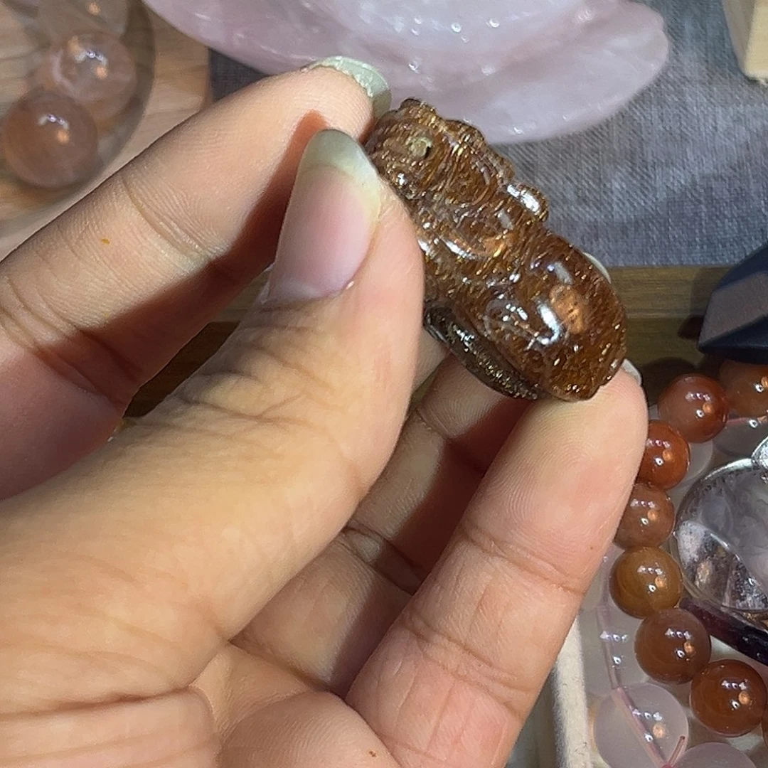 水晶戒指未镶嵌铜发