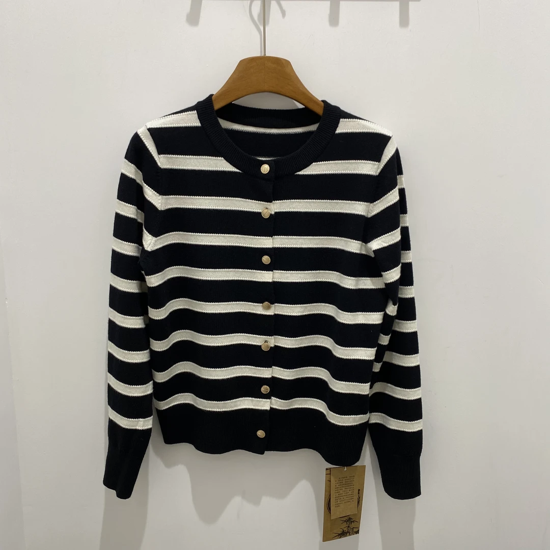 91096条纹毛衣针织