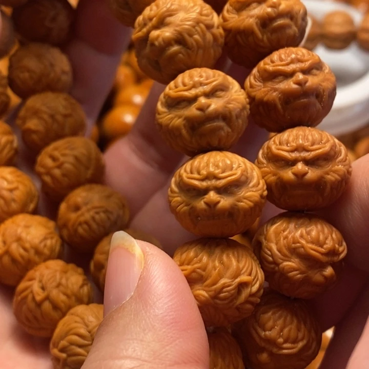 【闪购商品】猴头核桃手串夢**胜悟空