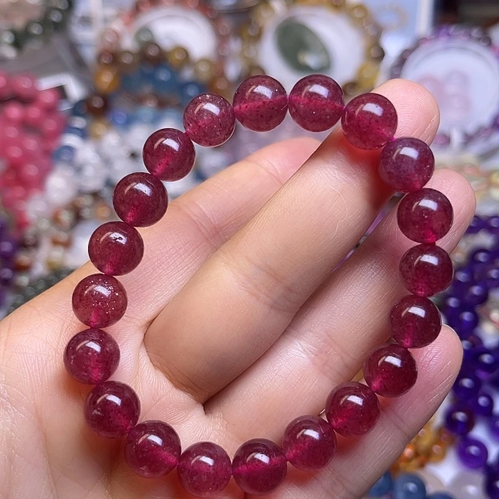 未镶嵌手链水晶草莓晶