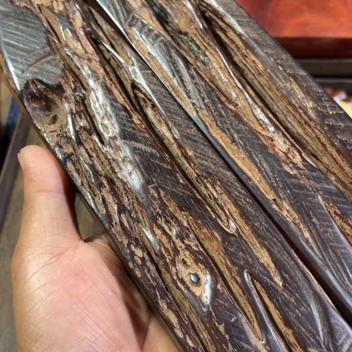 灬***东微凹黄檀镇尺 风化老料