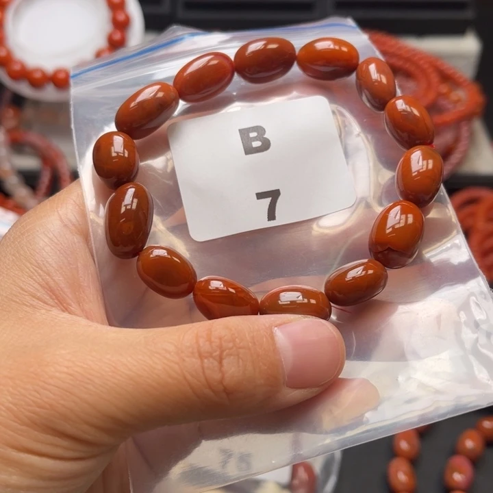 未镶嵌多样性发货默认微瑕称重11m m南红玛瑙