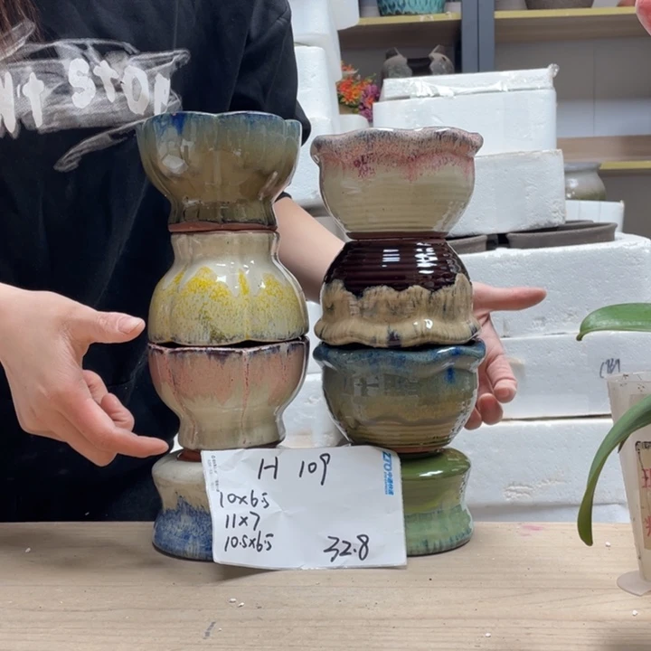 粗陶多肉花盆微瑕109