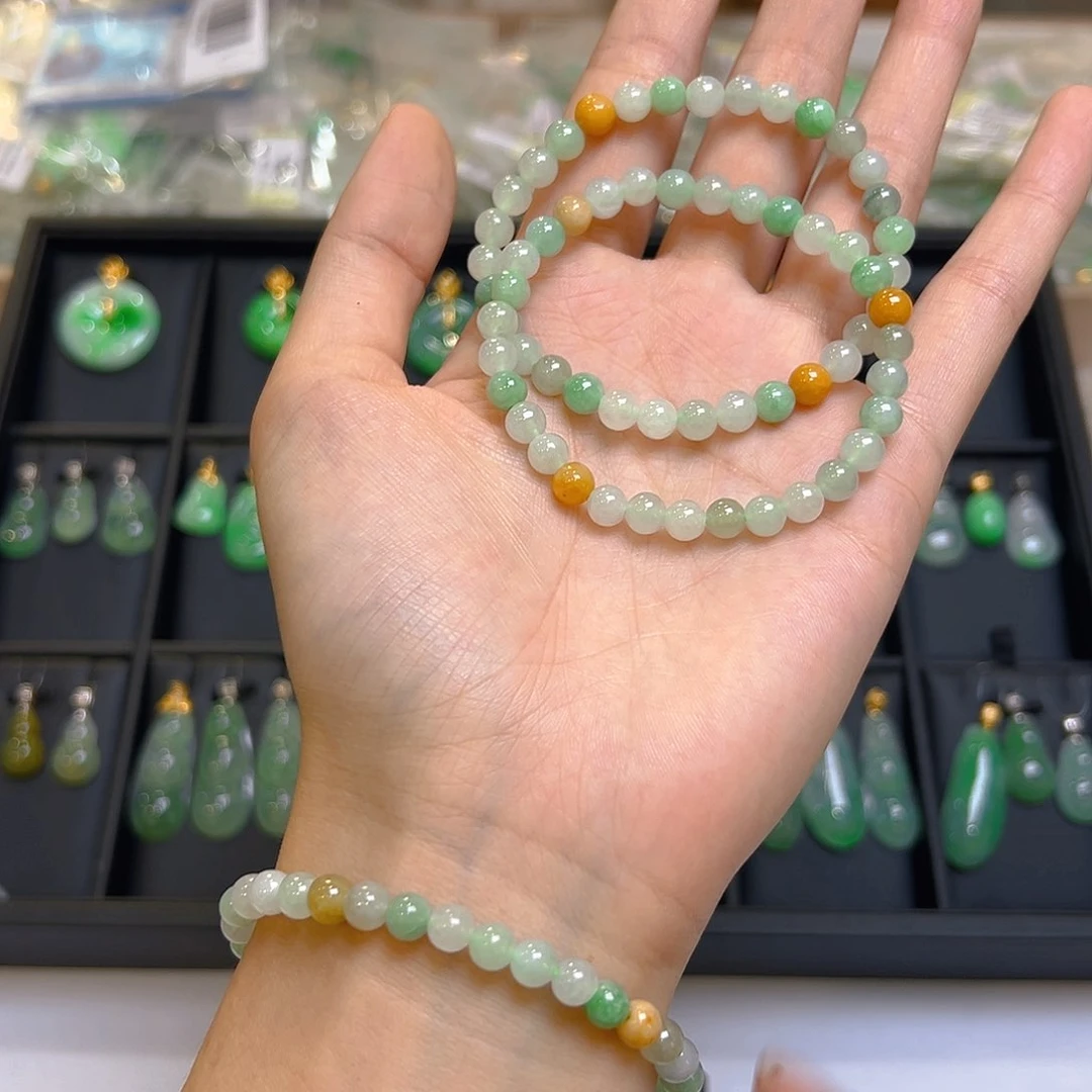 未镶嵌手链翡翠多样性发一件