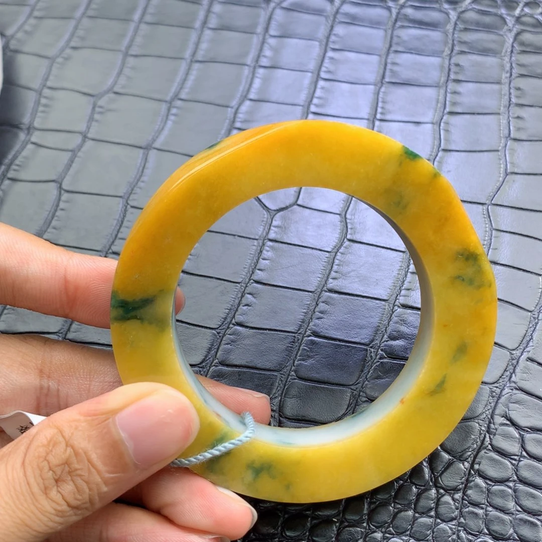 旦***哥定制翡翠未镶嵌翡翠手镯