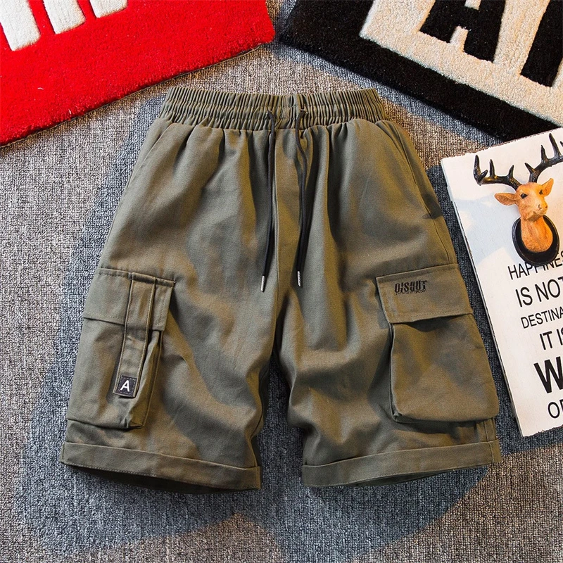 潮流重磅纯棉工装短裤男夏季休闲加肥加大码宽松百搭美式痞帅中裤