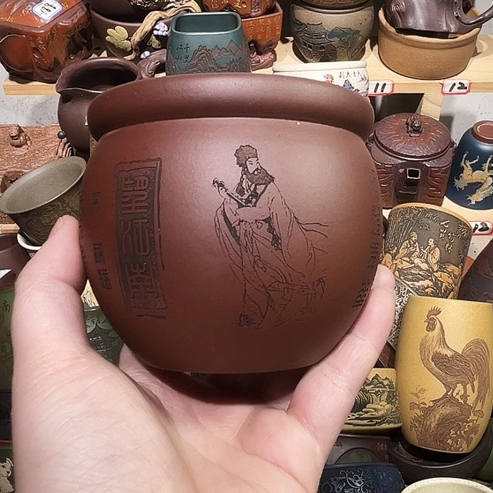 紫砂茶杯宜兴紫砂主人杯