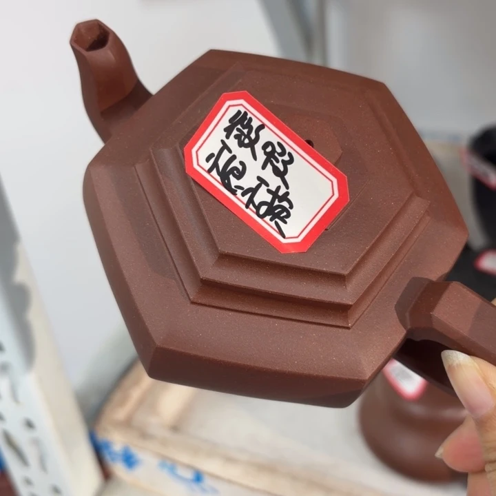 紫砂茶壶优秀！宜兴原矿底槽青