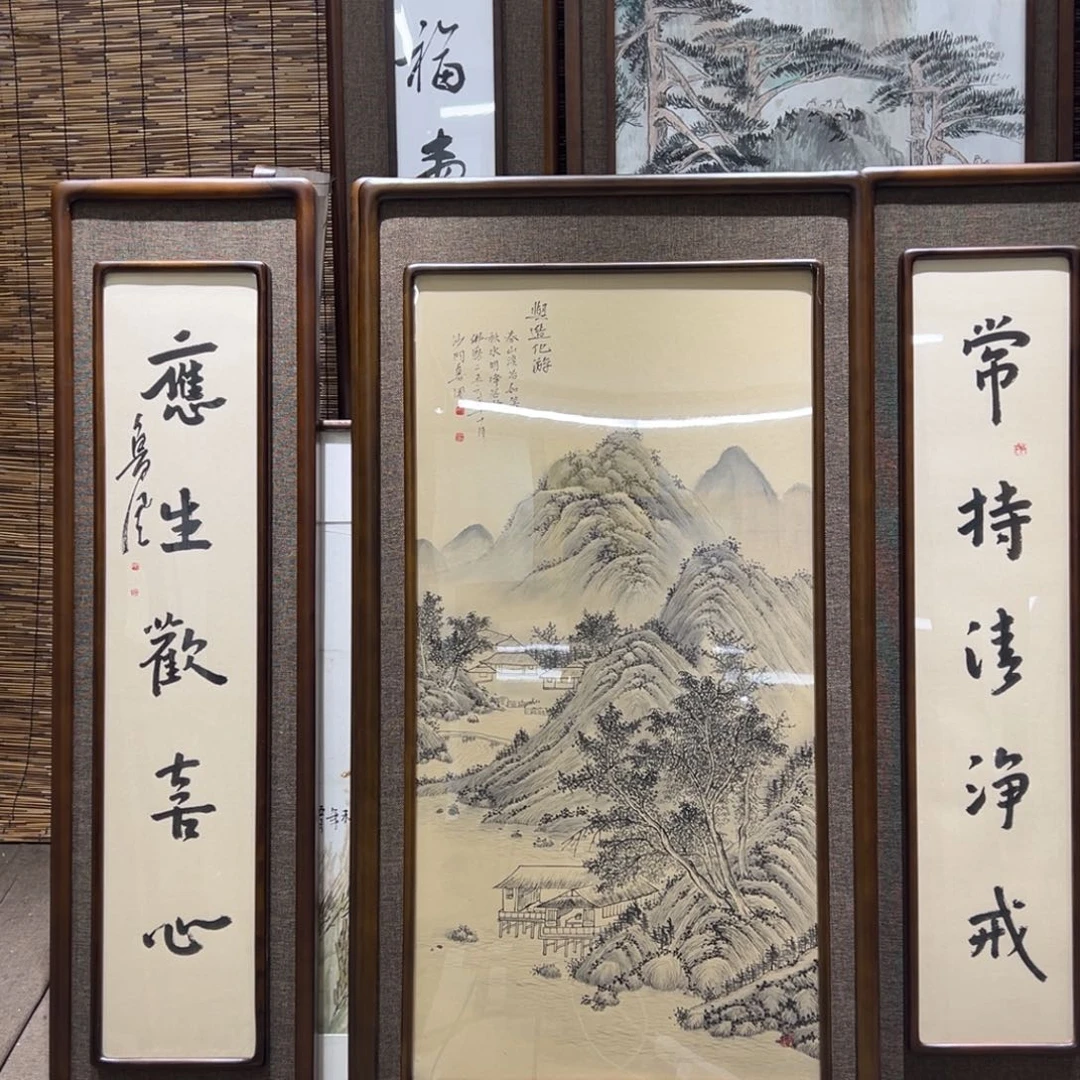 严***伟国画亲笔手绘作品