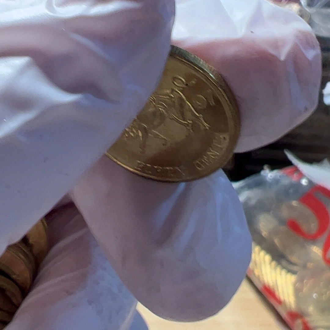 其他普通金属放*娃10枚1997年牛