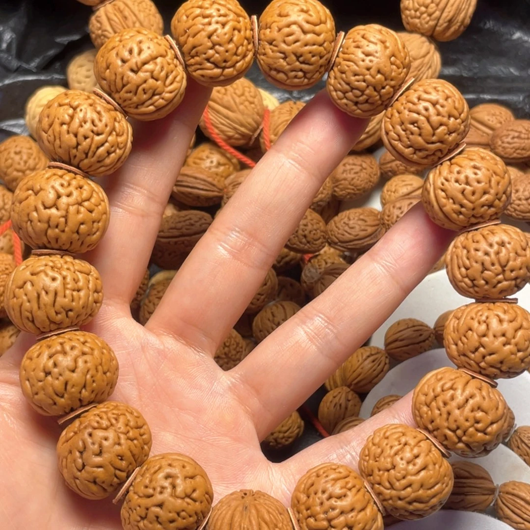 桃核吊坠桃核手串22+磨盘