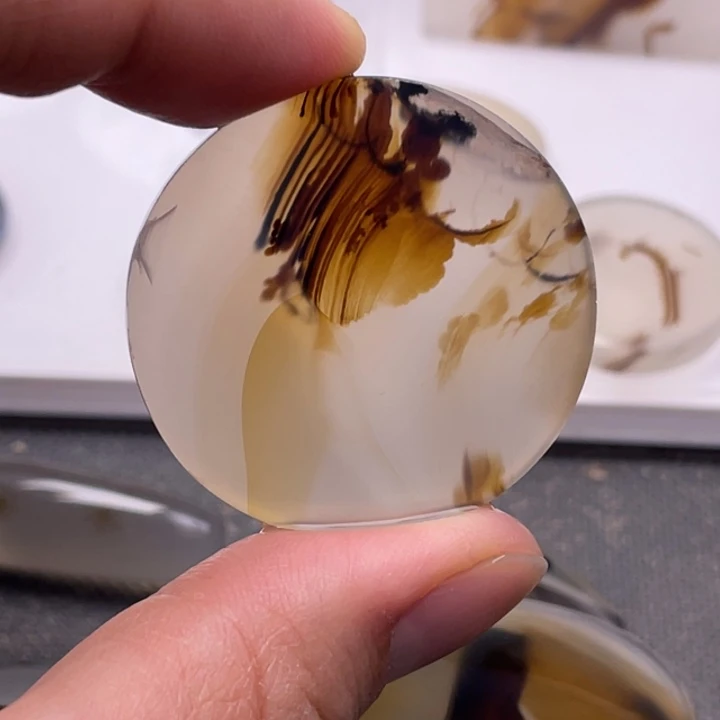 玛瑙/玉髓未镶嵌吊坠(不含链)