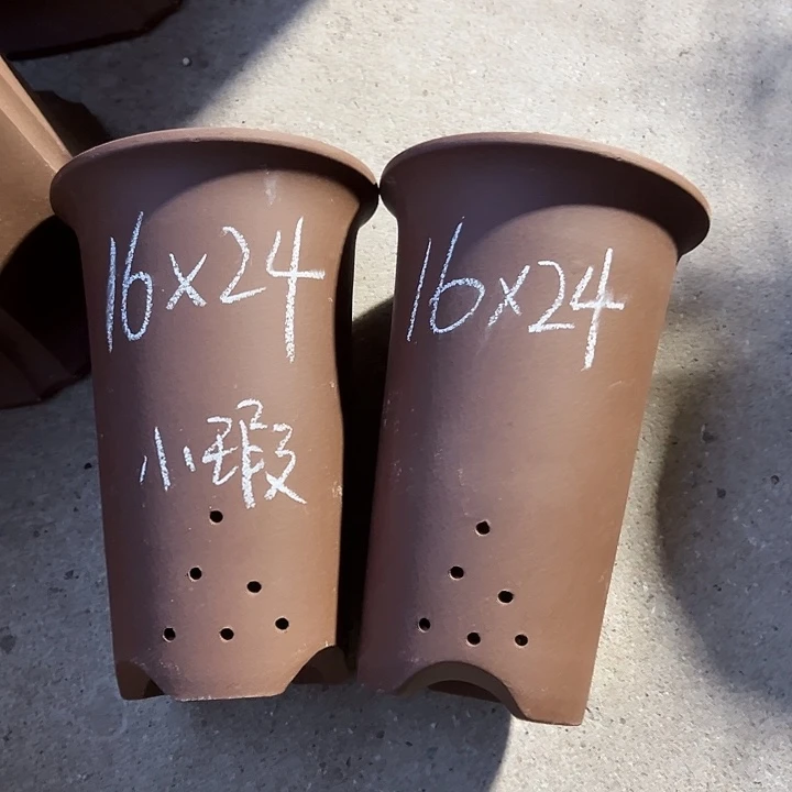 紫砂花盆宜兴紫砂花盆厂家直销2只