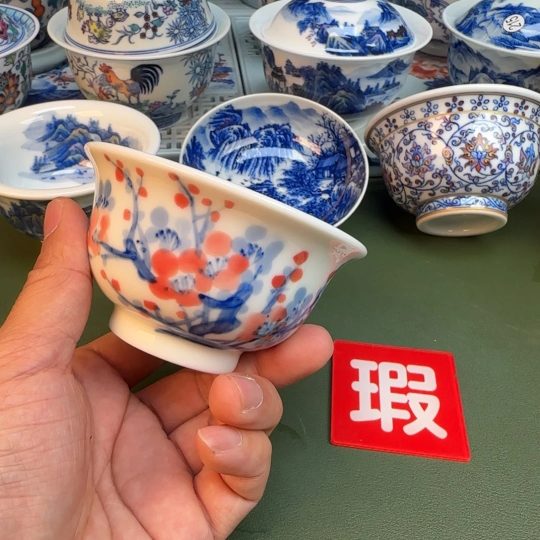纯手工纯手绘茶具石头229