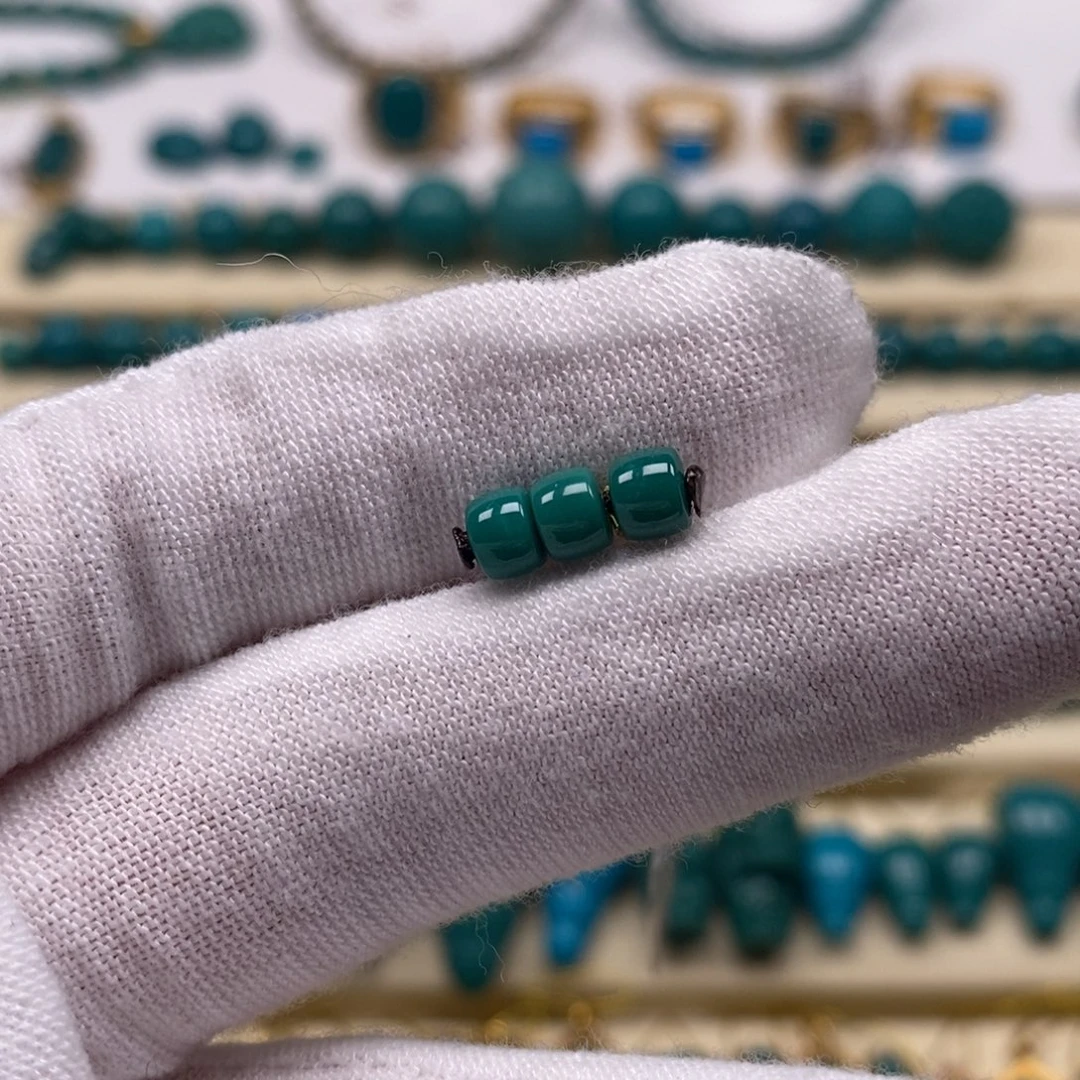 绿松石未镶嵌珠宝奇石4.7mm