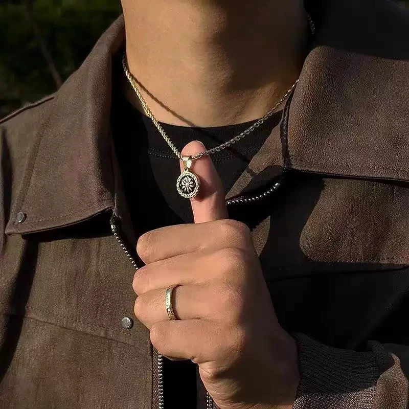 钛钢项链 时尚饰品男生项链百搭高级感项链锁骨链小众百搭氛围感