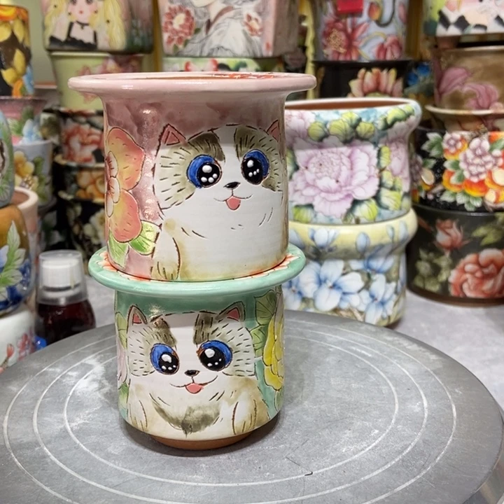 景德镇艺术手绘作品