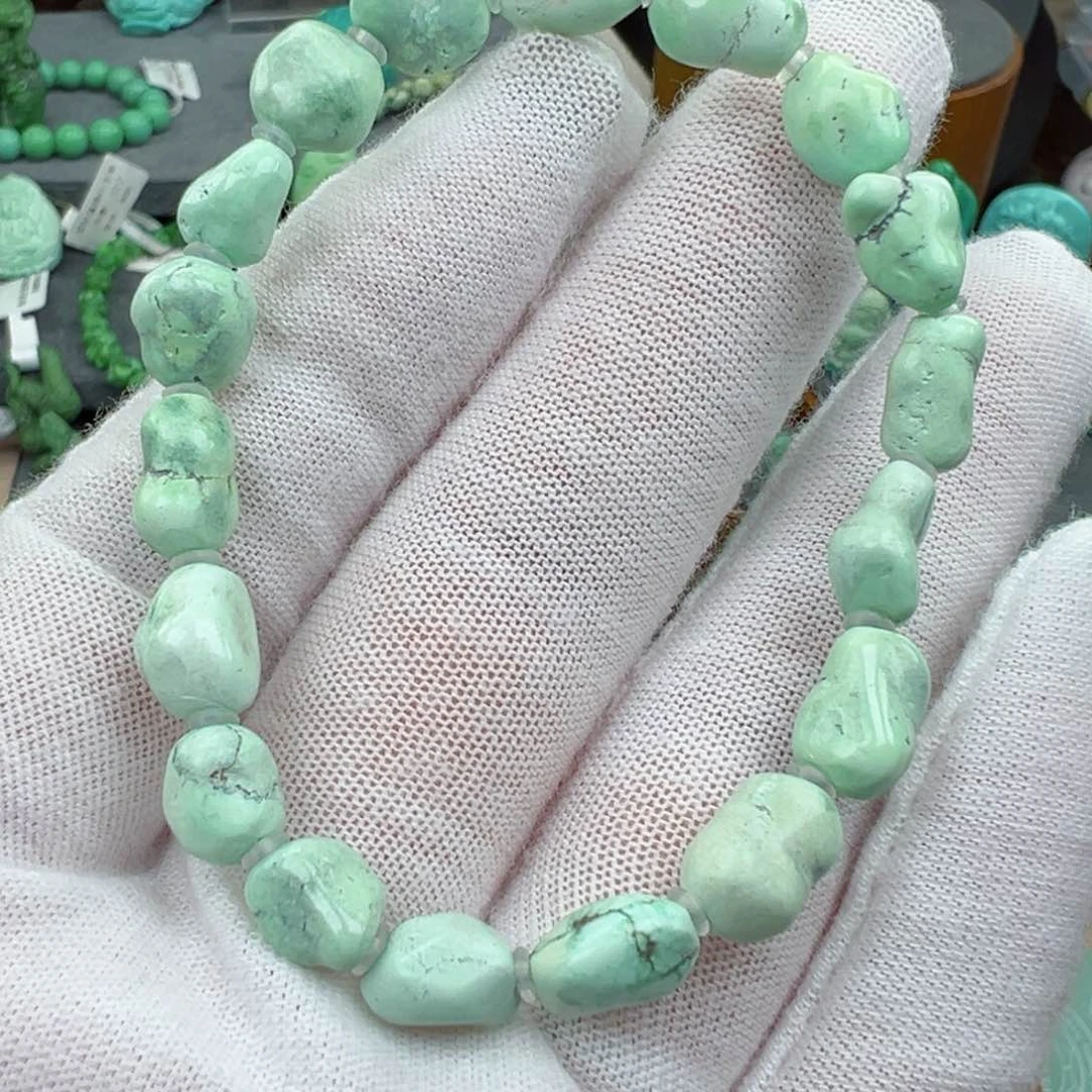 绿松石菜籽黄绿松石Z未镶嵌