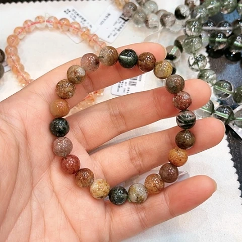 【闪购商品】未镶嵌手链水晶—福利卡8.5四季幽灵手串
