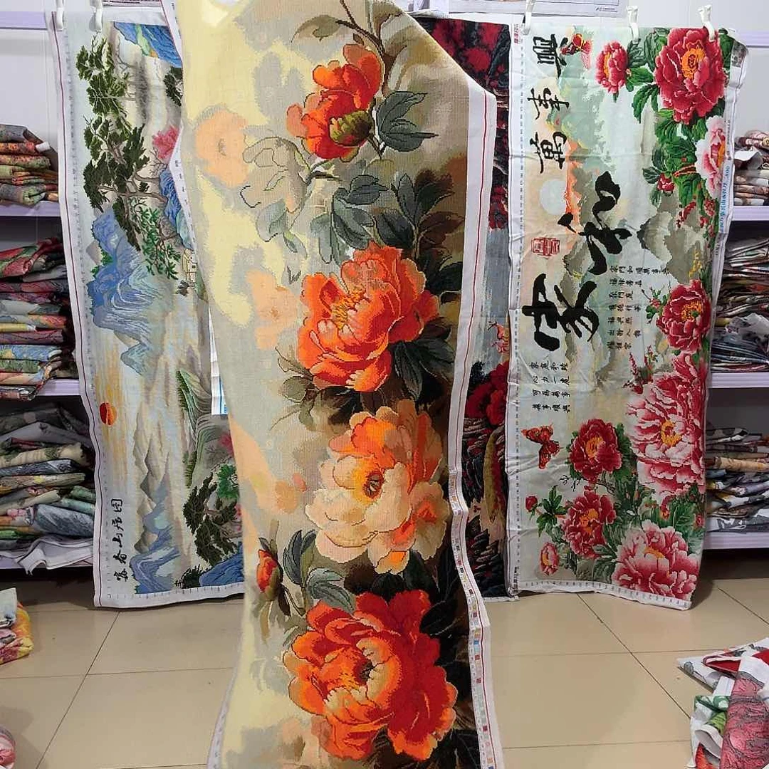 棉十字绣成品出售
