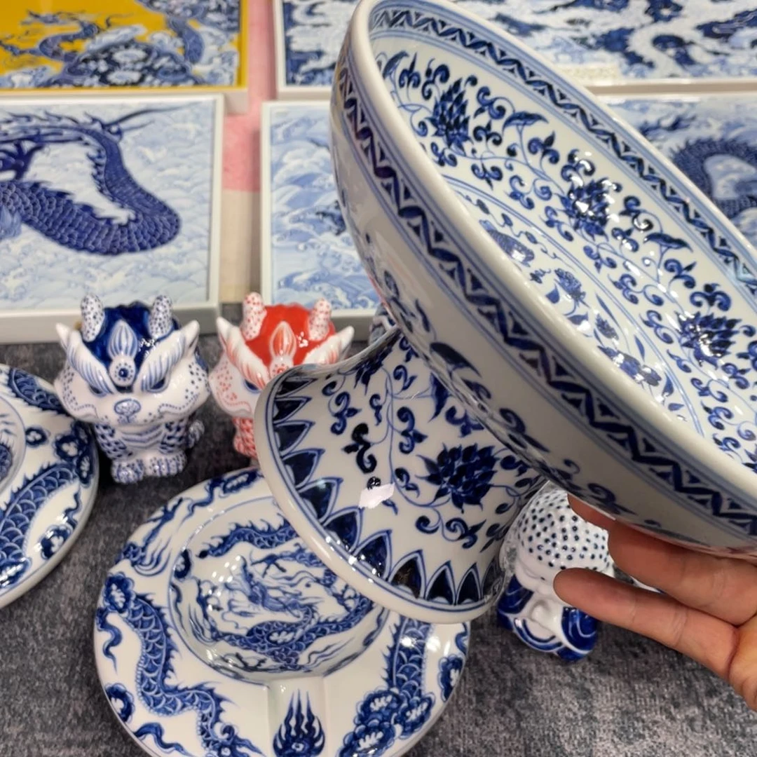 景德镇陶瓷手工手绘