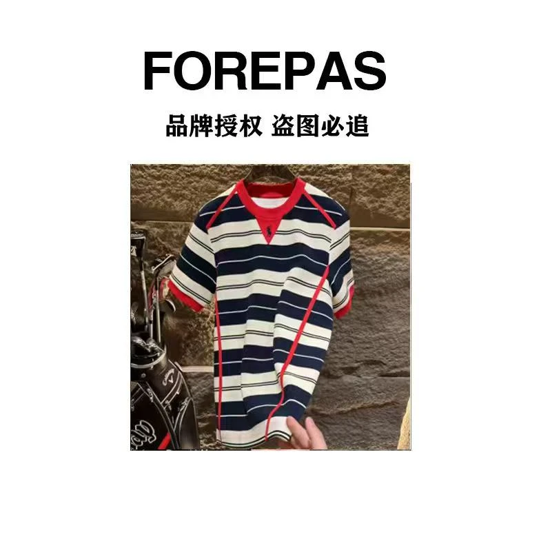 FOREPAS.2025顶奢老钱风POLO衫男女同款.126（双）专属..