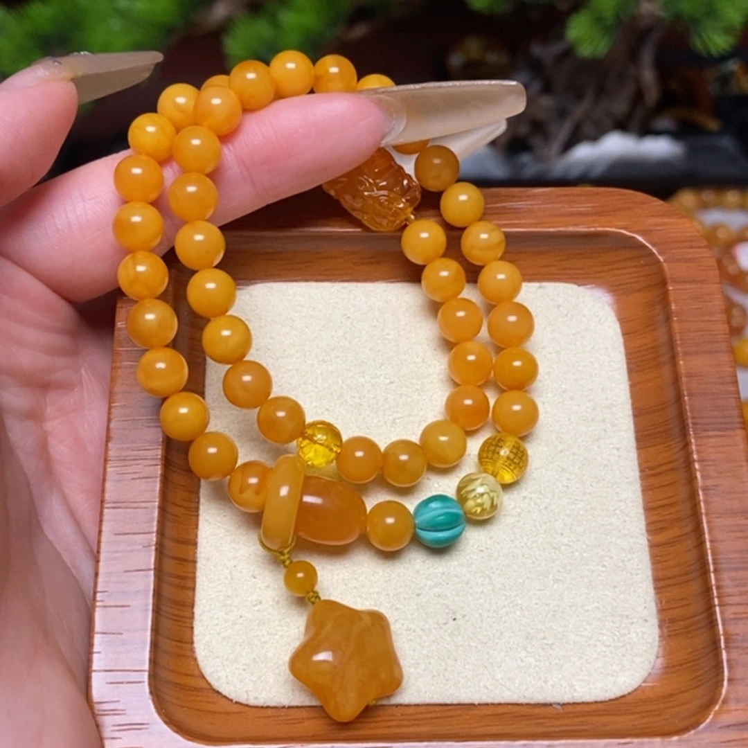 【闪购商品】手链蜜蜡未镶嵌手串