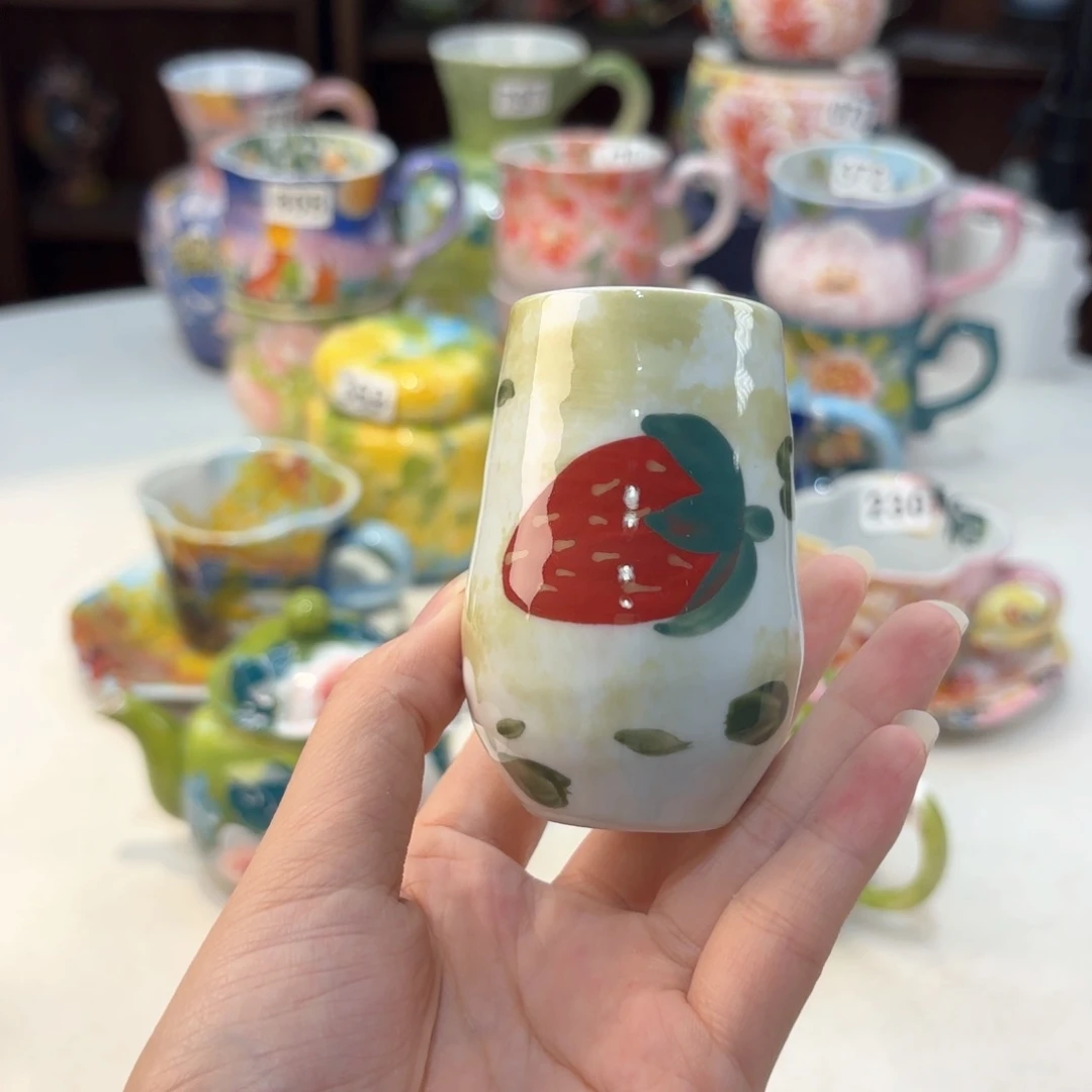 景德镇手绘高温釉下彩陶瓷茶具