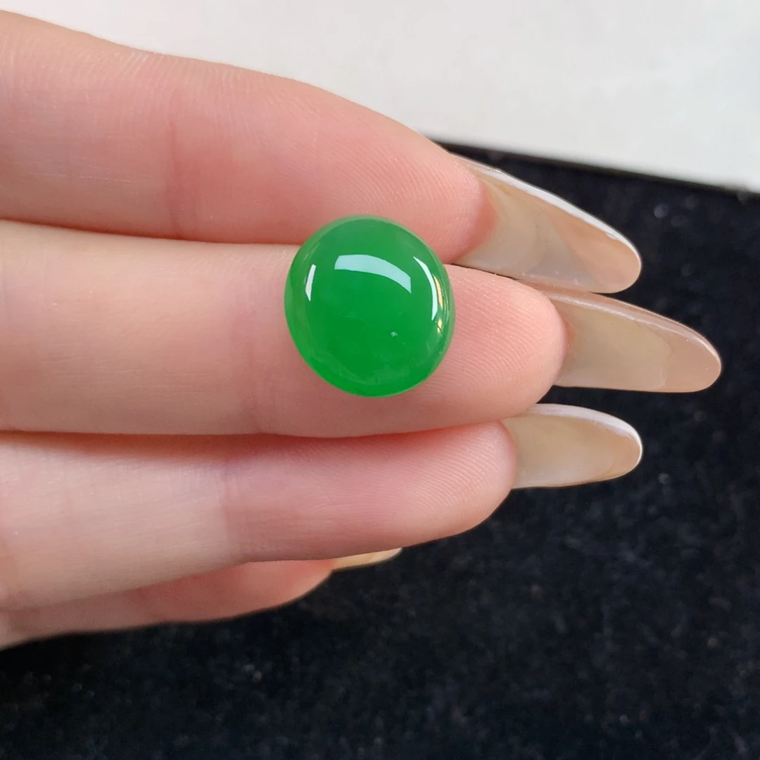 翡翠裸石13.65-12.46-4.85