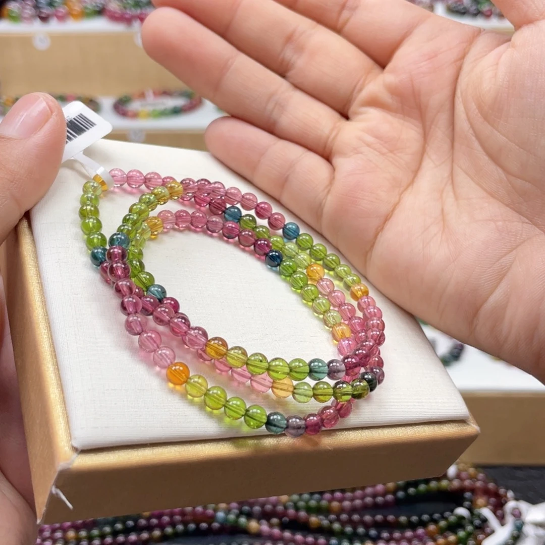 未镶嵌碧玺手串4.5mmmmmmmm