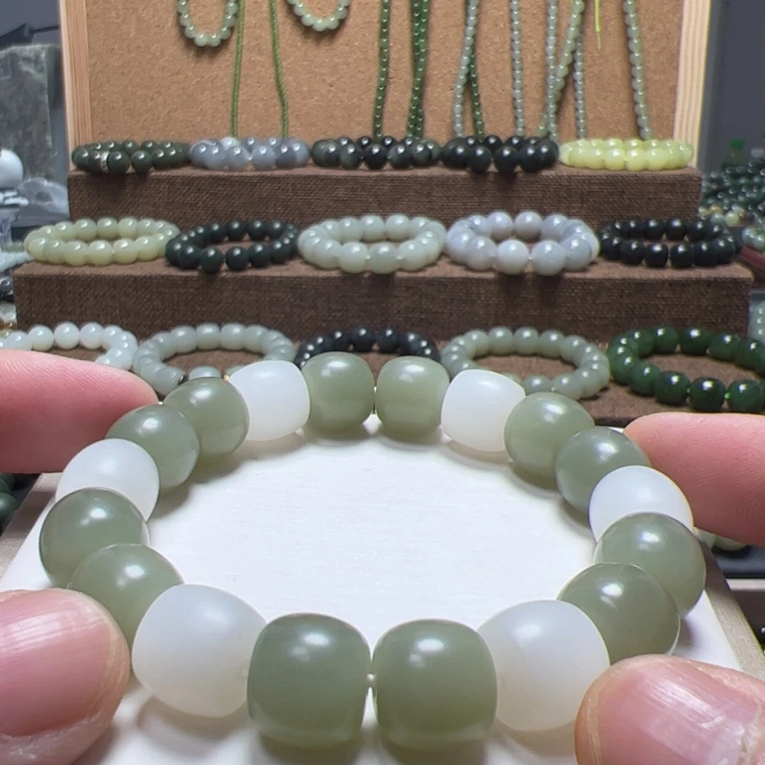 和田玉（糖玉）未镶嵌手链