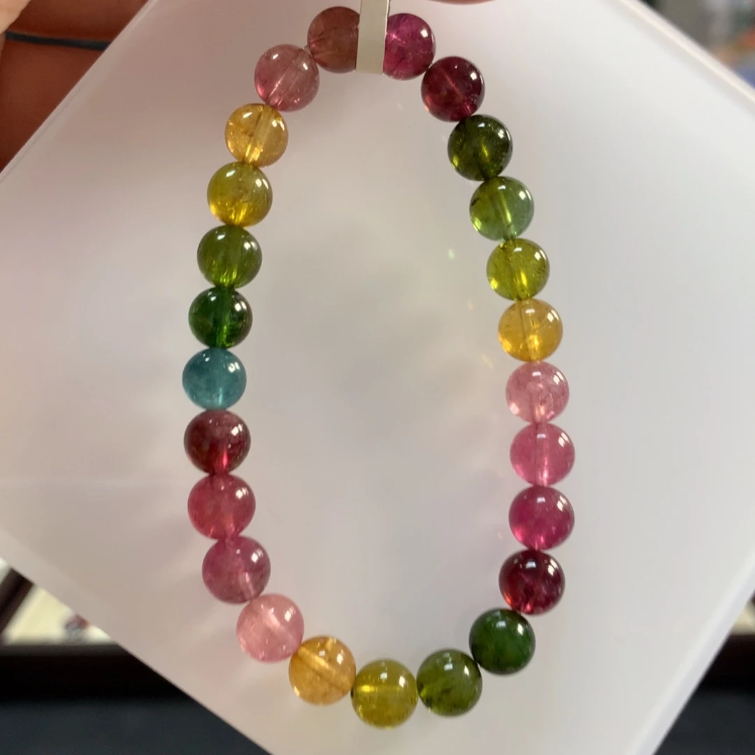 碧玺手链未镶嵌7.4左右