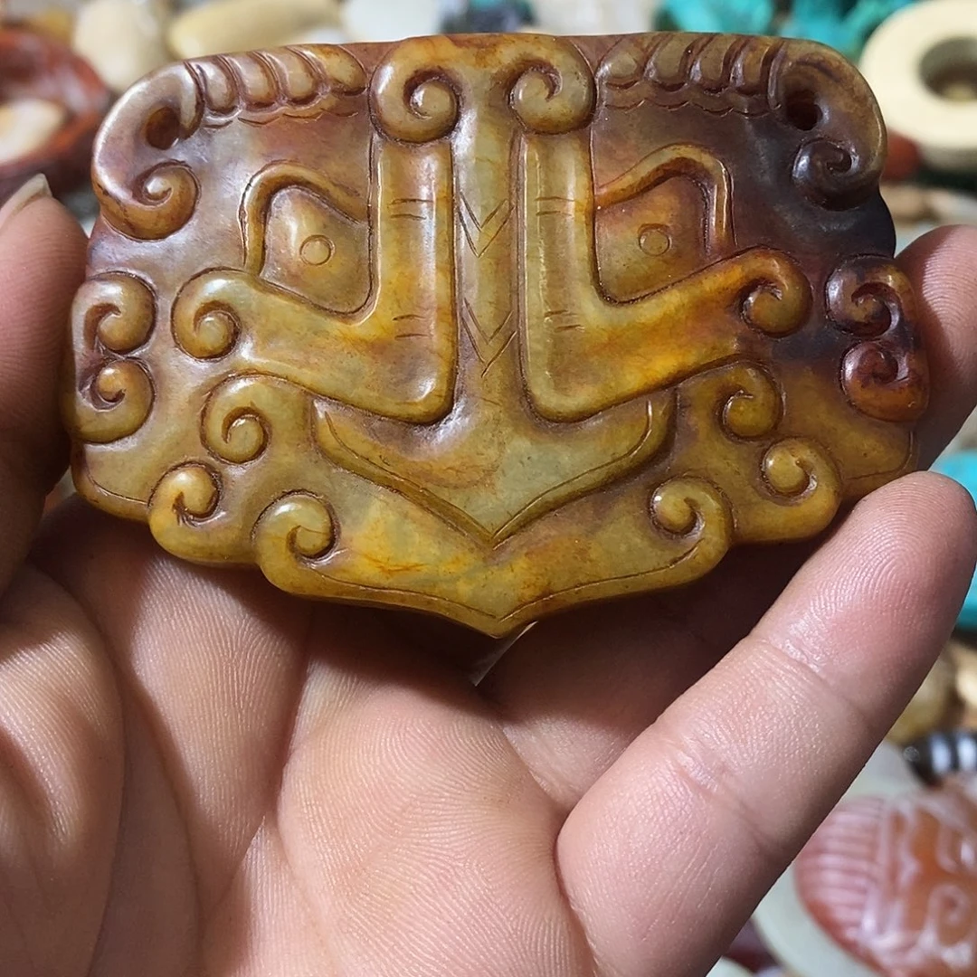 和田玉（糖玉）未镶嵌挂件