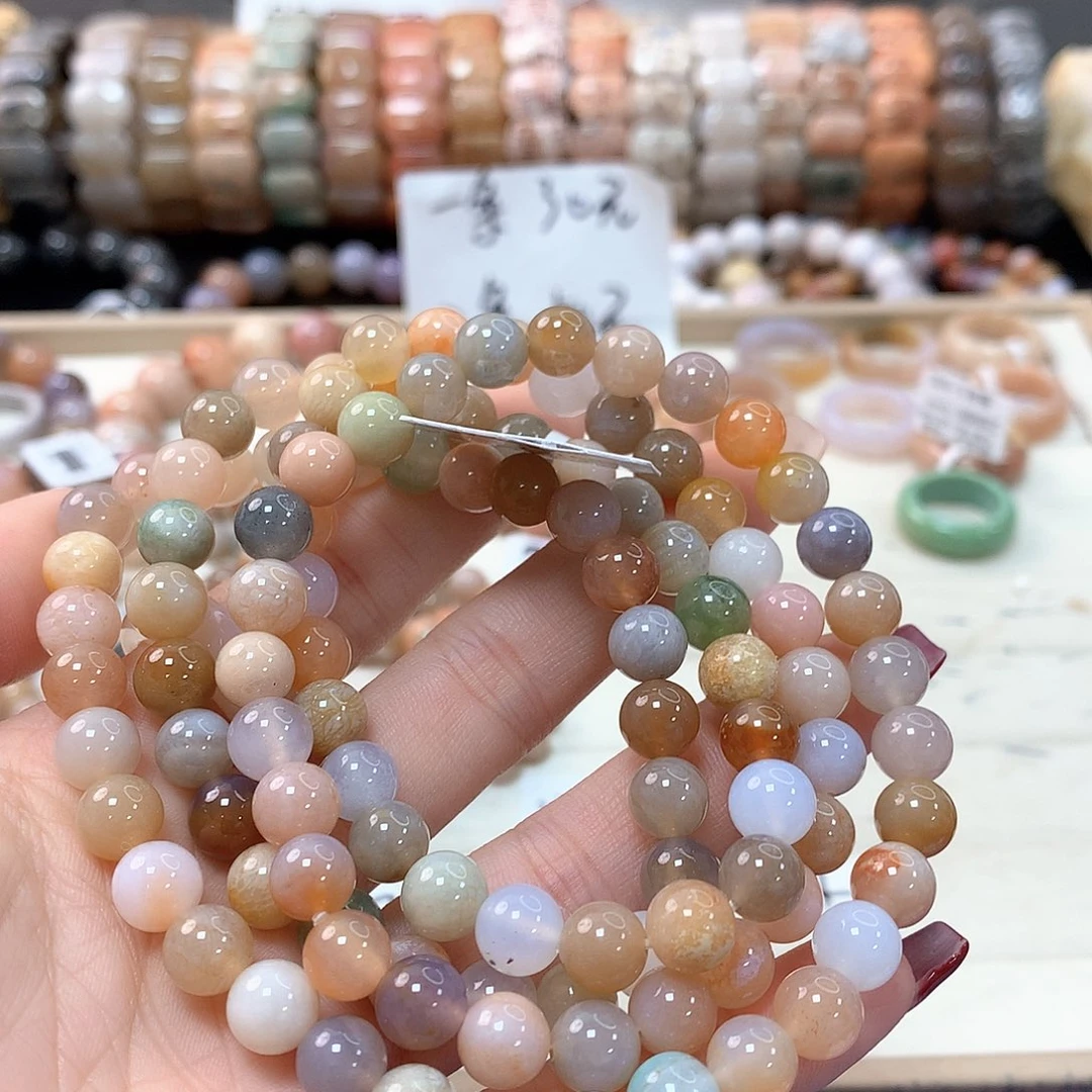 硅化珊瑚（珊瑚玉）手链未镶嵌晨*205