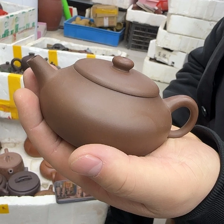 茶壶紫砂。宜兴紫砂壶原矿紫砂壶