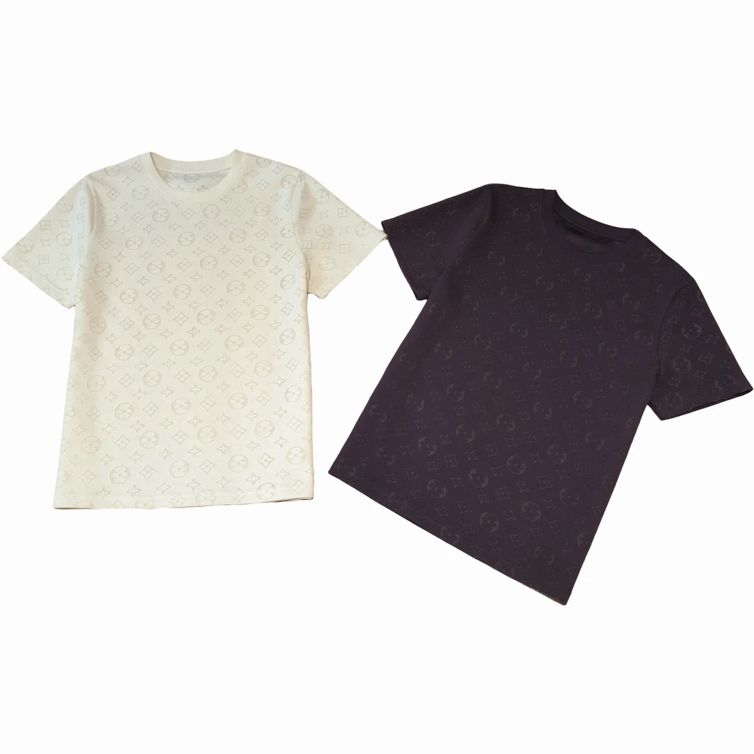 25SS【高定轻奢】25春夏驴家重工高定烧花圆领T恤