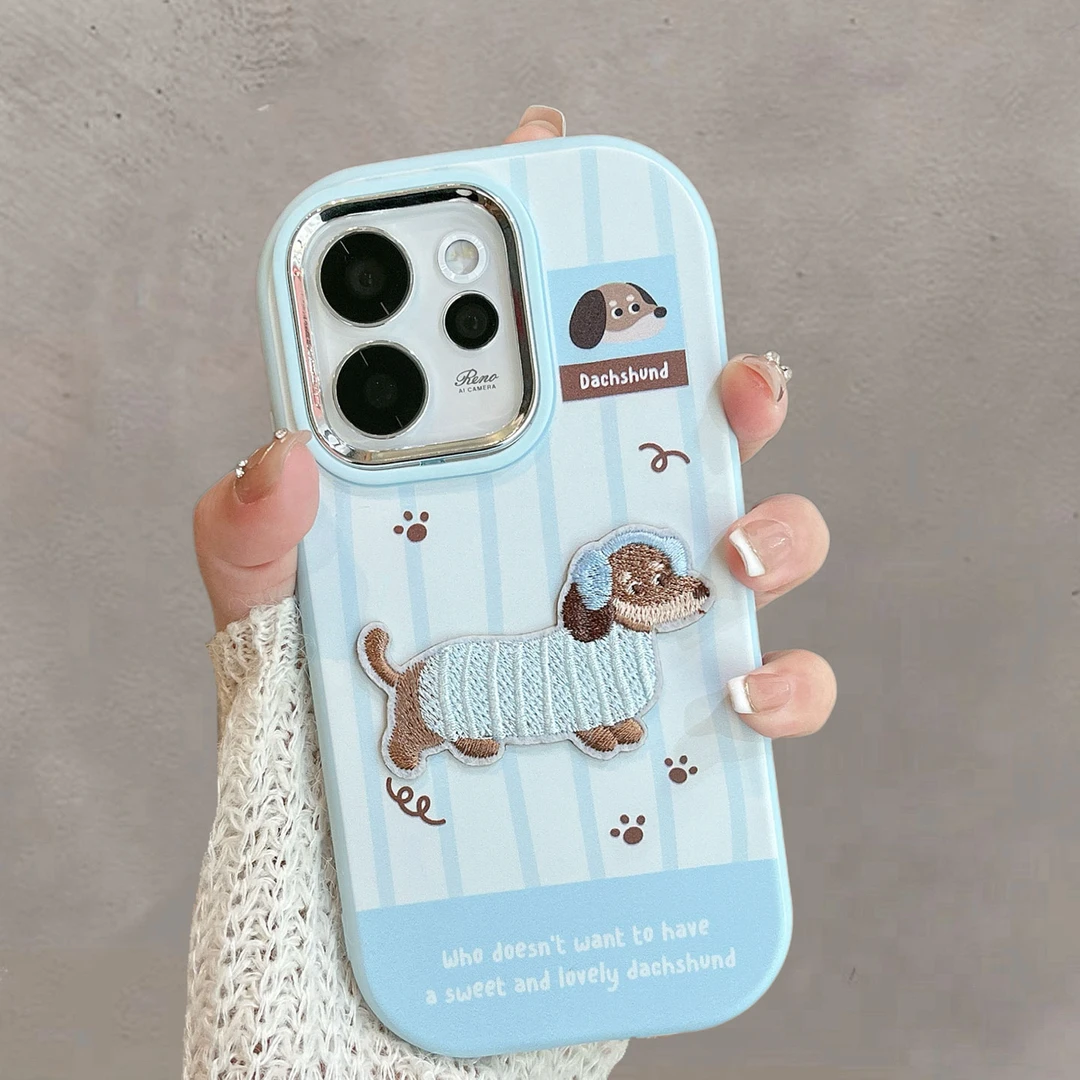 适用于opporeno15手机壳reno15pro新款plw110可爱小狗plv110防摔