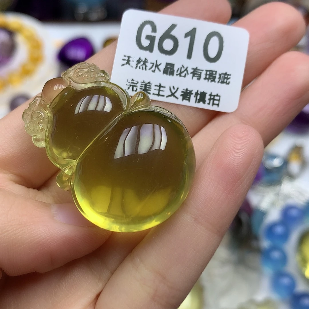 珠宝半成品未镶嵌水晶吊坠