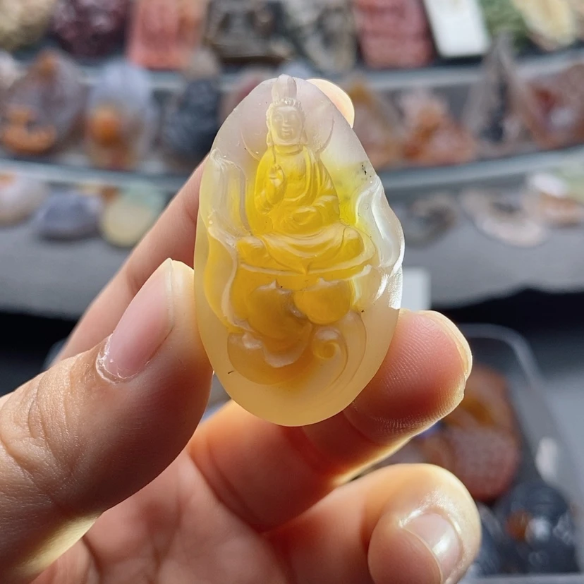 【闪购商品】未镶嵌吊坠定制玛瑙