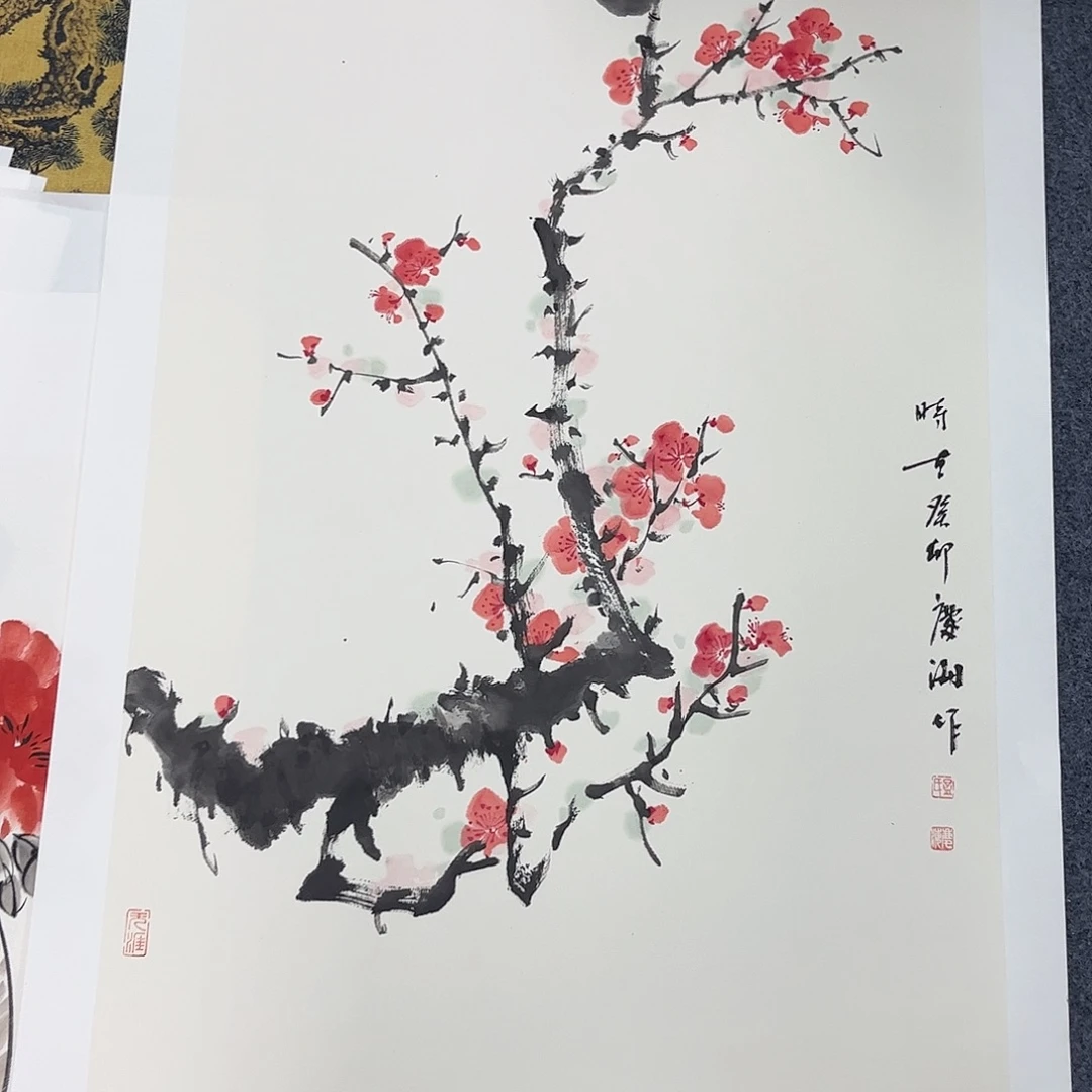 国画国画纯手绘宣纸作品